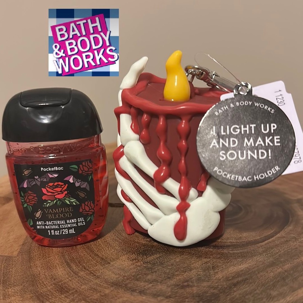 B&BW Noise-Making LED candle w/hand PocketBac